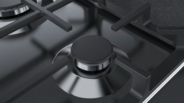 Image of NEFF N70 T27DS59N0 Gas Hob - Stainless Steel, Stainless Steel