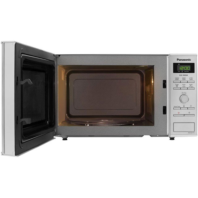 Image of Panasonic NN-SD27HSBPQ 28cm tall, 49cm wide, Freestanding Compact Microwave - Stainless Steel