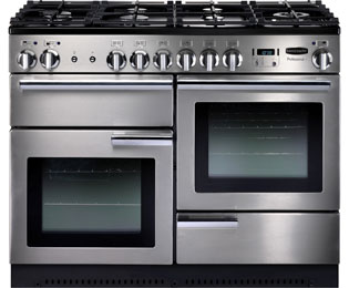 Image of Rangemaster Professional Plus PROP110NGFSS/C 110cm Gas Range Cooker - Stainless Steel - A+/A+ Rated