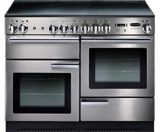Image of Rangemaster Professional Plus PROP110EISS/C 110cm Electric Range Cooker with Induction Hob - Stainless Steel - A/A Rated