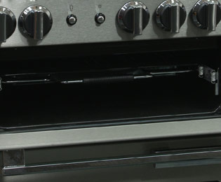 Image of RANGEMASTER Professional 90 Dual Fuel Range Cooker - Black, Black