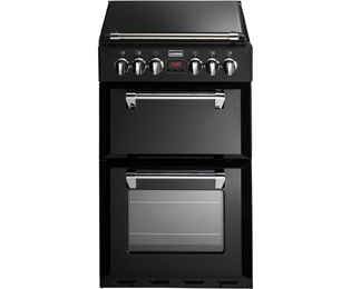 Image of Stoves Mini Range RICHMOND550DFW 55cm Freestanding Dual Fuel Cooker - Black - A/A Rated
