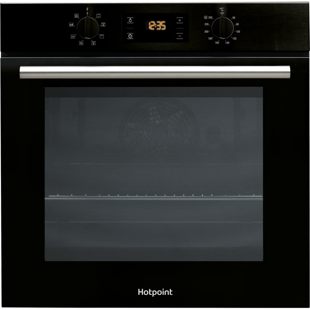 Image of Hotpoint Class 2 SA2540HBL Built In Electric Single Oven - Black - A Rated
