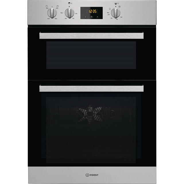 Image of INDESIT Aria IDD 6340 IX Electric Double Oven - Stainless Steel, Stainless Steel