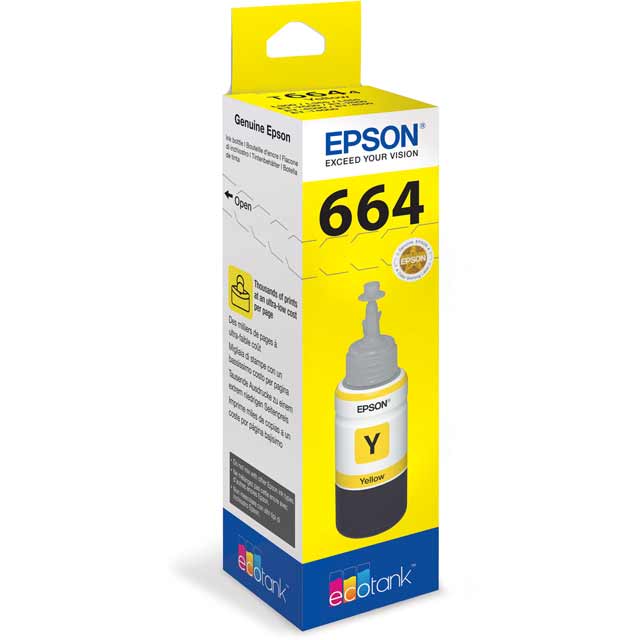 Image of Epson T66 Original Ink Cartridge - Yellow